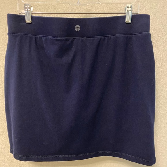 EUC T by Talbots skort in navy blue, size L - Picture 2 of 7